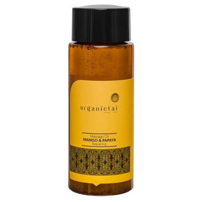 Массажное масло Манго и Папайя восстанавливающее, Organic Tai, 100 мл