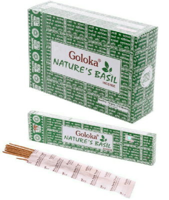 Благовония Nature's Basil Incense Goloka, 15 г