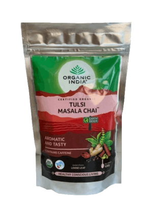 Травяной чай Тулси Масала (Tulsi Masala Chai), Organic India, 100 гр
