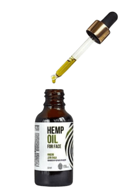Масло для лица Конопля и черная орхидея, Hemp Oil For Face, 1753 Cosmetics, 30 мл