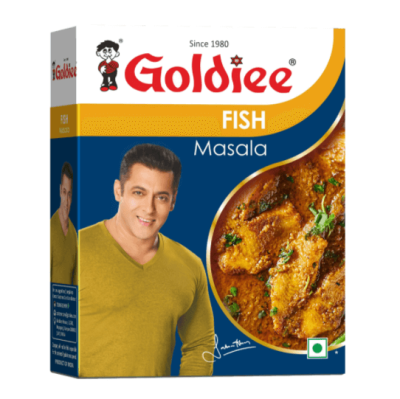 Смесь специй для рыбы, Fish Curry Masala, Goldiee, 50 гр