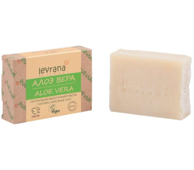 Натуральное мыло ручной работы Алоэ, Леврана (Levrana), 100г Натуральное мыло ручной работы Алоэ, Леврана (Levrana), 100г