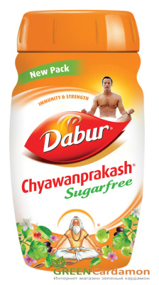 Чаванпраш Дабур, Sugar Free Dabur, 500 гр — без сахара Чаванпраш Дабур, Sugar Free Dabur, 500 гр — без сахара