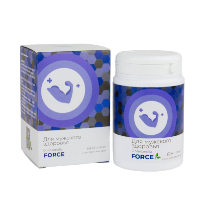 G.mellonella «FORCE» (Галлерия меллонелла «ФОРС») — для мужчин, Жива, 120 гранул