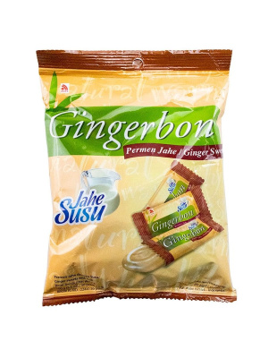 Имбирно-сливочные леденцы Gingerbon, Jahe Susu, 100 гр