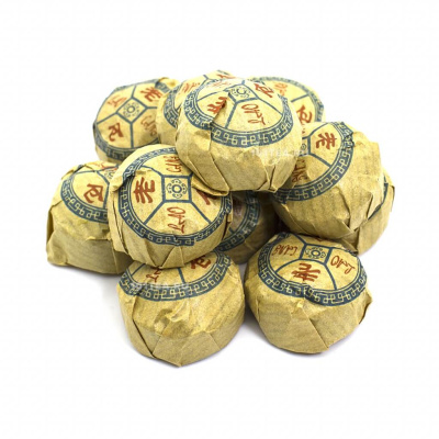 Пуэр Тоу Ча с цедрой апельсина (лао чанг), 5 штук