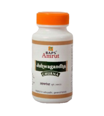 Ашвагандха Чурна (порошок), Ashwagandha Churna, Baps Amrut, 100 г