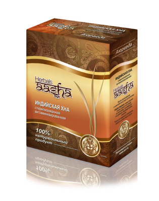 Хна Стерилизованная Витаминизированная Индийская, Aasha Herbals, 80 гр Хна Стерилизованная Витаминизированная Индийская, Aasha Herbals, 80 гр