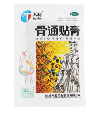 Пластырь для лечения суставов Тяньхэ Гутонг Тегао, 2 шт
