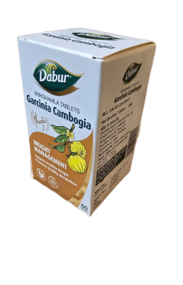 Гарциния Камбоджийская (Врикшамла) Дабур (Garcinia Cambogia Dabur) 60 таблеток