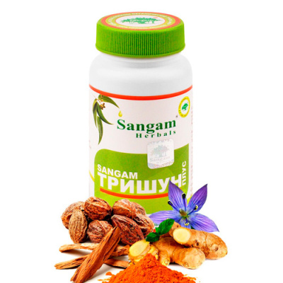 Тришун, Сангам Хербалс (Trishun, Sangam Herbals), 30 таб
