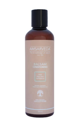 Кондиционирующий бальзам натуральный с экстрактом розы и цитрусовых Balsam Conditioning, Amsarveda, 250 мл