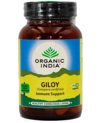 Гилой Органик Индия, Giloy Organic India, 60 капс