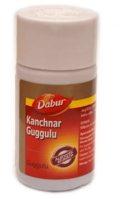 Канчнар Гуггул, Kanchnar Guggulu, Dabur, 40 таб Канчнар Гуггул, Kanchnar Guggulu, Dabur, 40 таб