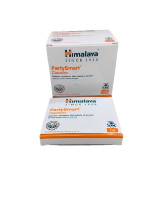 Himalaya Party Smart - растительное средство от похмелья (Гималая Пати Смарт), 5 капс
