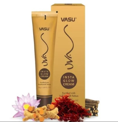 Крем для лица с маслом кумкумади омолаживающий Bасу (Uva insta Glow cream Vasu), 50 гр Крем для лица с маслом кумкумади омолаживающий Bасу (Uva insta Glow cream Vasu), 50 гр