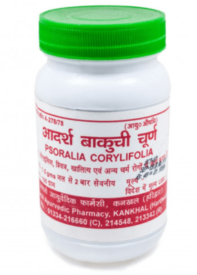 Бакучи Чурна, Bakuchi Churna (Psoralia Corylifolia), Adarsh, 100 г