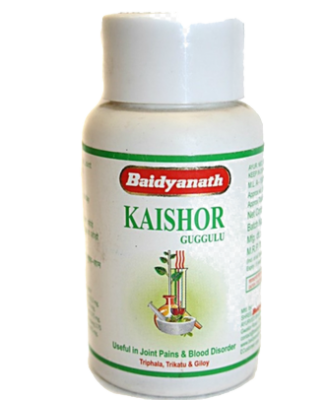 Kaishore Guggulu Baidyanath (Кайшор Гуггул) — от подагры, артрита, 80 таб