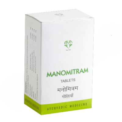 Маномитрам, аюрведа (Manomitram Avn Ayurveda), 120 таблеток - улучшения памяти, защита от стресса, депрессии