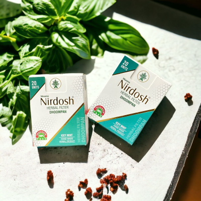Нирдош ингалятор с фильтром «Мята» (Nirdosh Icey Mint Dhoompan), 20 шт Нирдош ингалятор с фильтром «Мята» (Nirdosh Icey Mint Dhoompan), 20 шт