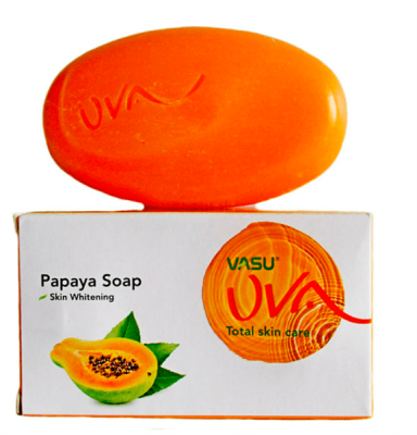 Омолаживающее мыло с экстрактом папайи, Papaya Soap, Vasu, 125 г