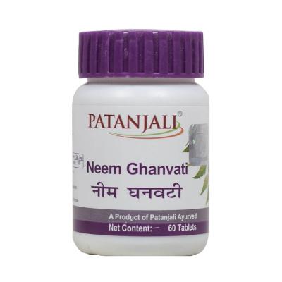 Neem Ghanvati, Patanjali (Ним Гханвати, Патанджали), 60 таб - очищения крови