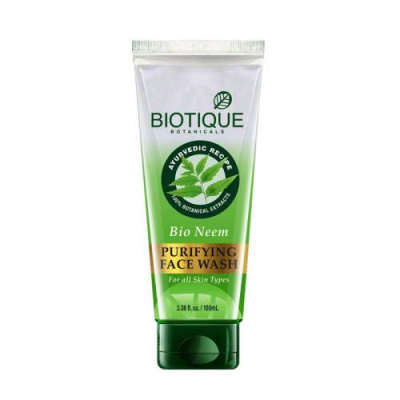 Гель для лица с Нимом, Bio Neem Purifying Face Wash Biotique, 100 мл Гель для лица с Нимом, Bio Neem Purifying Face Wash Biotique, 100 мл