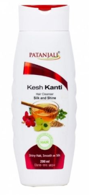 Шампунь Кеш Канти Шелк и Блеск, Kesh Kanti Silk Shine Hair Cleanser, Patanjali, 200 мл