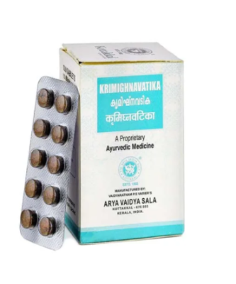 Кримигнаватика - антипаразитарное средство, Krimighnavatika Kottakal, 100 таб