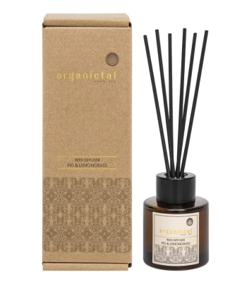 Диффузор для дома Лемонграсс и Инжир, Organic Tai, 50 мл