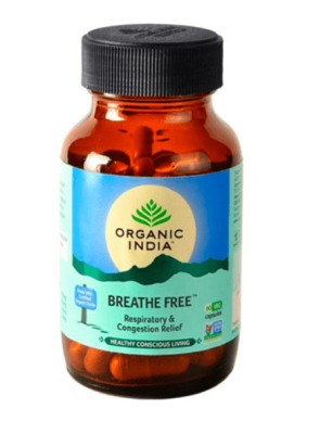 Бриз Фри Органик Индия, Breathe Free, Organic India, 60 капс