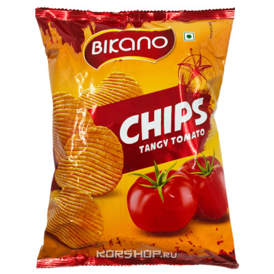 Чипсы картофельные с томатным вкусом Tangy Tomato (пакет из полиэтилена), 60 г Чипсы картофельные с томатным вкусом Tangy Tomato (пакет из полиэтилена), 60 г