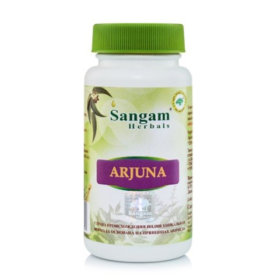 Арджуна Сангам Хербалс (Arjuna Sangam Herbals), 60 таблеток, 750 мг