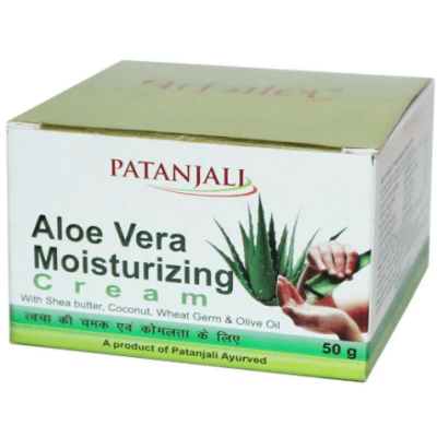 Увлажняющий крем Алоэ Вера, Aloe Vera Cream, Patanjali, 50 г