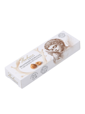 Молочный шоколад без добавления сахара с цельным фундуком, Theobroma, 30 гр