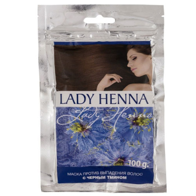 Маска для волос с Черным Тмином Lady Henna, против выпадения, 100 гр Маска для волос с Черным Тмином Lady Henna, против выпадения, 100 гр