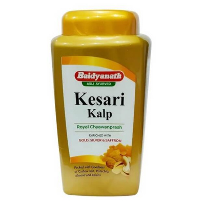 Чаванпраш Кесари Кальп с Золотом и Шафраном Бадьянатх (Chyawanprash Kesari Kalp Enriched with Gold & Shaffron Baidyanath) 500 гр