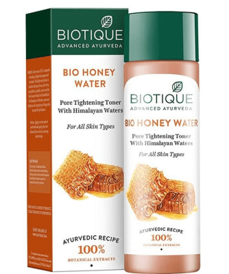 Тоник для сужения пор с Гималайской Водой и Мёдом, Биотик, Biotique Bio Honey Water Pore Tightening Toner, 120 мл Тоник для сужения пор с Гималайской Водой и Мёдом, Биотик, Biotique Bio Honey Water Pore Tightening Toner, 120 мл