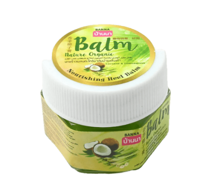 Бальзам для стоп Кокос и Лемонграсс питающий, Nourishing Heel Balm Coconut and Lemongrass Banna, 25 гр