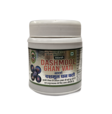 Дашмул Гхан Вати, Dashmool Ghan Vati, Adarsh, 40 г, таблетки