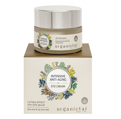 Интенсивный антивозрастной крем для век лифтинг-эффект с Бета-Глюканом, Organic Tai, 30 мл