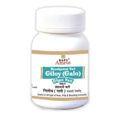 Гилой Гхан Вати, Giloy (Galo) Ghan Vati, Baps Amrut, 60 таб