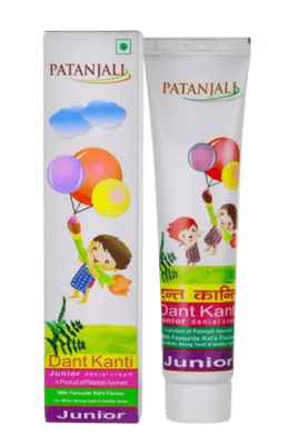 Детская аюрведическая зубная паста, Toothe Paste Patanjali Junior, 100 г