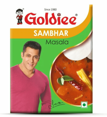 Смесь специй для супа Самбар Масала, Sambar Masala Goldiee, 100 гр Смесь специй для супа Самбар Масала, Sambar Masala Goldiee, 100 гр