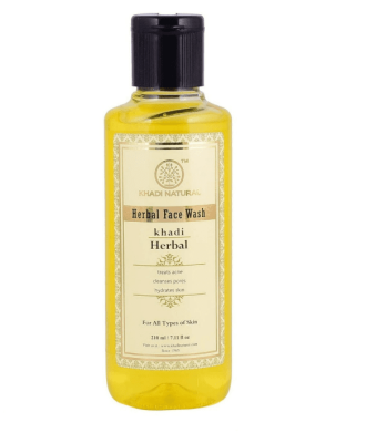 Гель для умывания Травяной Кхади, Face Wash Herbal Khadi, 210 мл