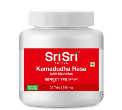 Камадудха Раса, Шри Шри, Kamadudha Rasa, Sri Sri, 25 таблеток