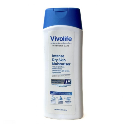 Лосьон для тела «Интенсивное увлажнение» для очень сухой кожи, Vivolife, 200 мл