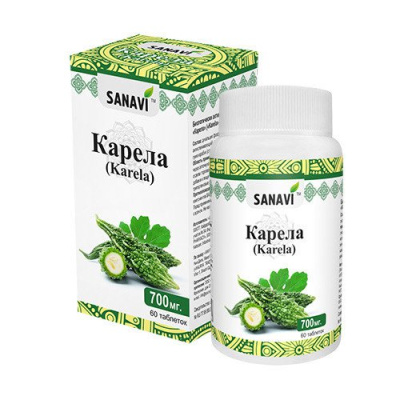 Карела Санави - регулятор сахара, Karela Sаnavi, 60 таб