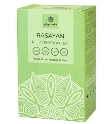 Аюрведический омолаживающий чай «Расаян» Rasayan Rejuvenation Tea, Agnivesa, 100 г