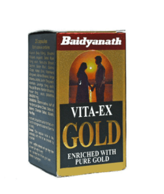 Вита Экс Голд, Байдьянатх (Vita Ex Gold, Baidyanath), 20 капсул Вита Экс Голд, Байдьянатх (Vita Ex Gold, Baidyanath), 20 капсул